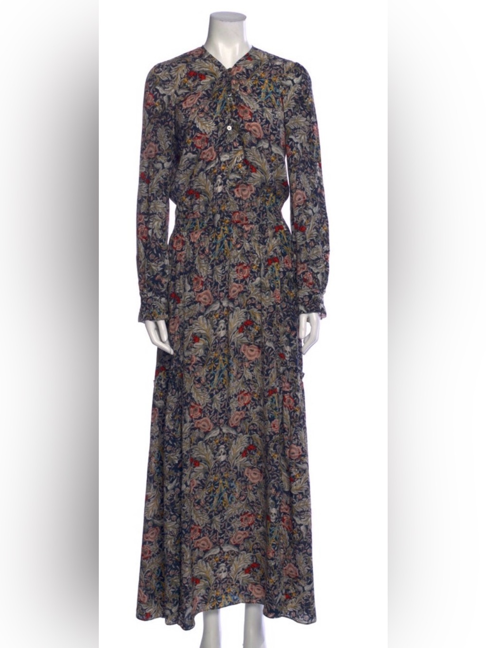 Zadig & Voltaire Rabella Soft British Flowers Shirtdress - size L
